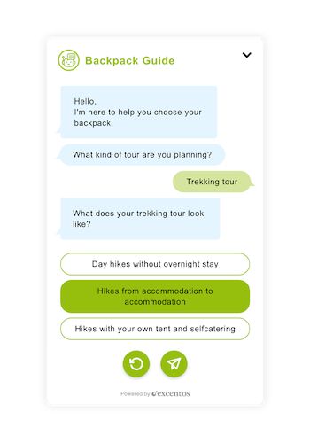 tent advisor chatbot