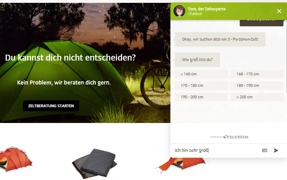 Chatbot zur persönlichen Beratung Chatbot zur persönlichen Beratung