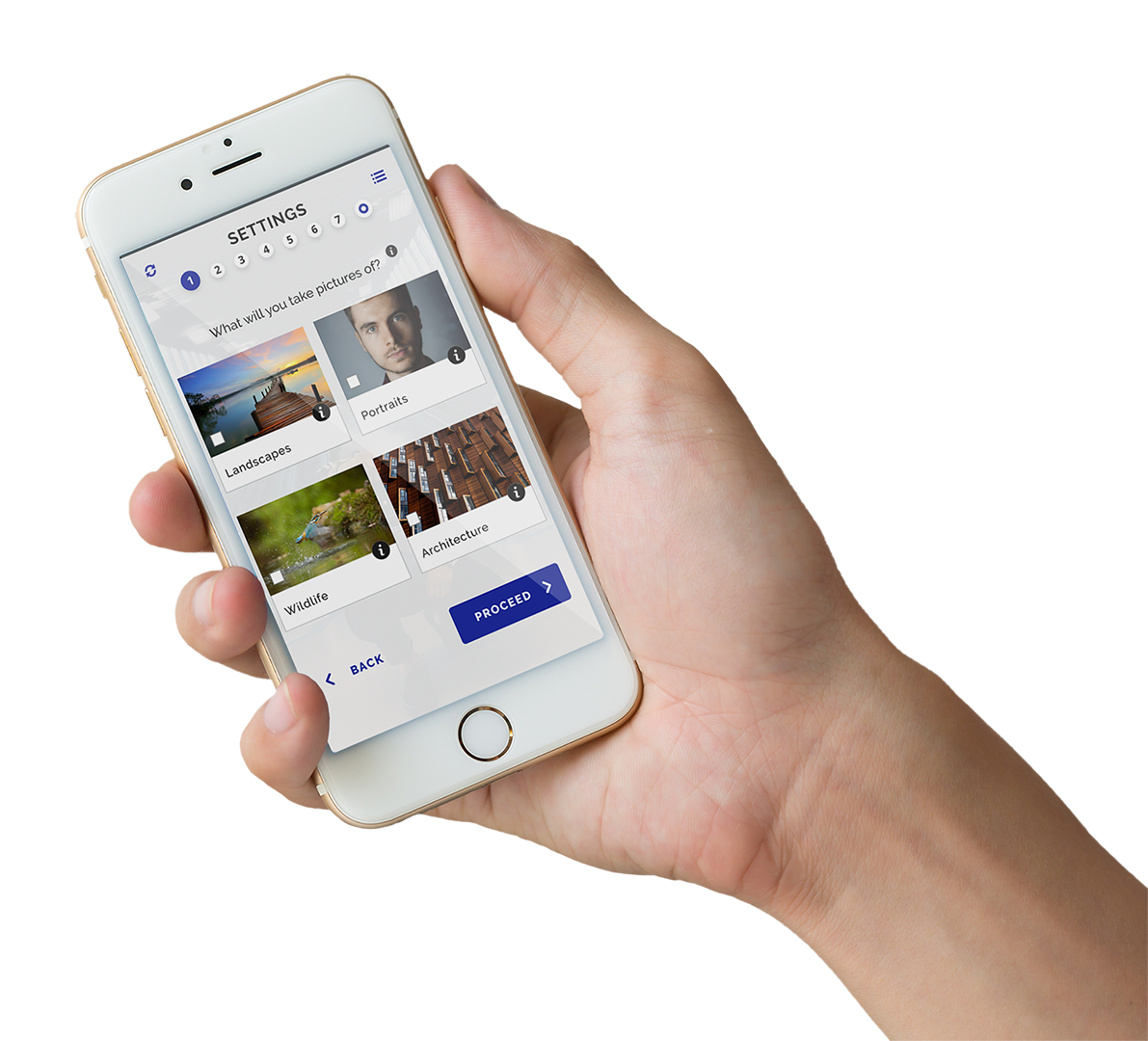 hand with phone