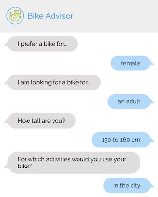 chatbot asking questions
